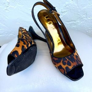 Black / brown unisa sandals